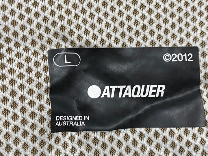 JV757 アタッカー ATTAQUER A-Line 長袖ウィンドブレーカー 茶 L