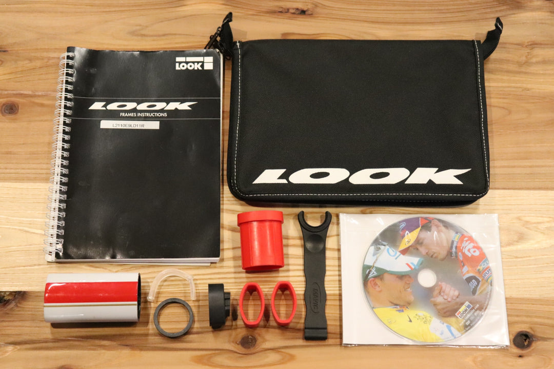 ルック LOOK 586 SL 2010モデル Lサイズ スラム RED Mix 10S カーボン ロードバイク KSYRIUM SL 【仙台店】