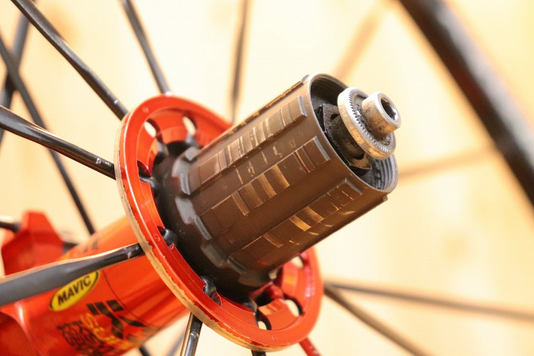 マヴィック MAVIC キシリウム KSYRIUM SL SUPERLIGHT アルミ クリンチャー リアホイール シマノ 11S/12S ナローリム 15C 【芦屋店】