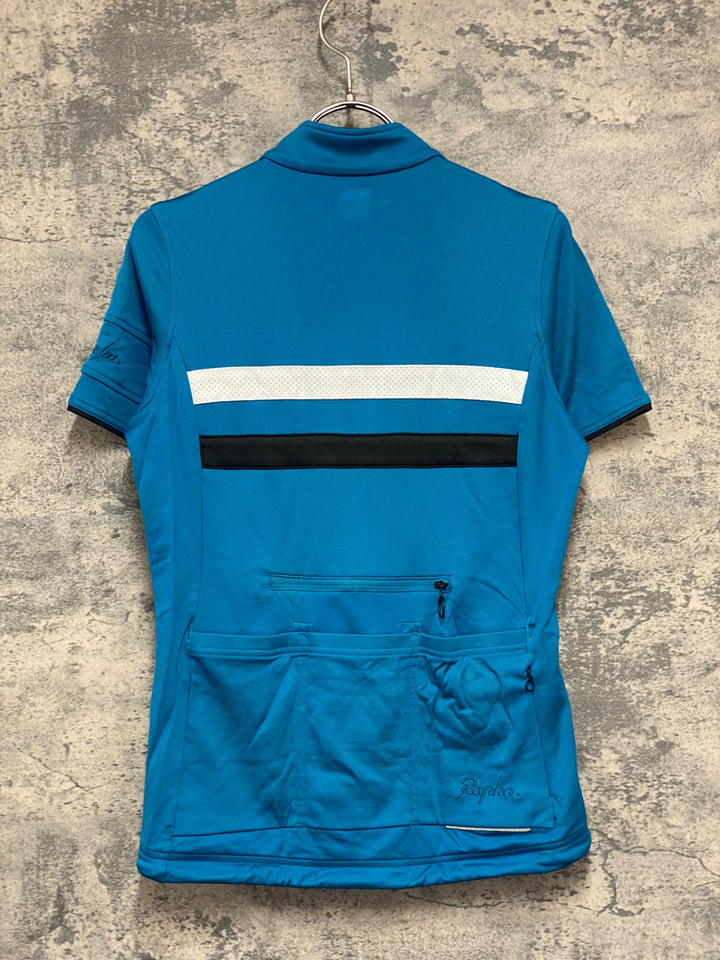 JY131 ラファ Rapha WOMEN'S SS BREVETJERSEY Ⅱ 半袖 サイクルジャージ レディース ターコイズ S