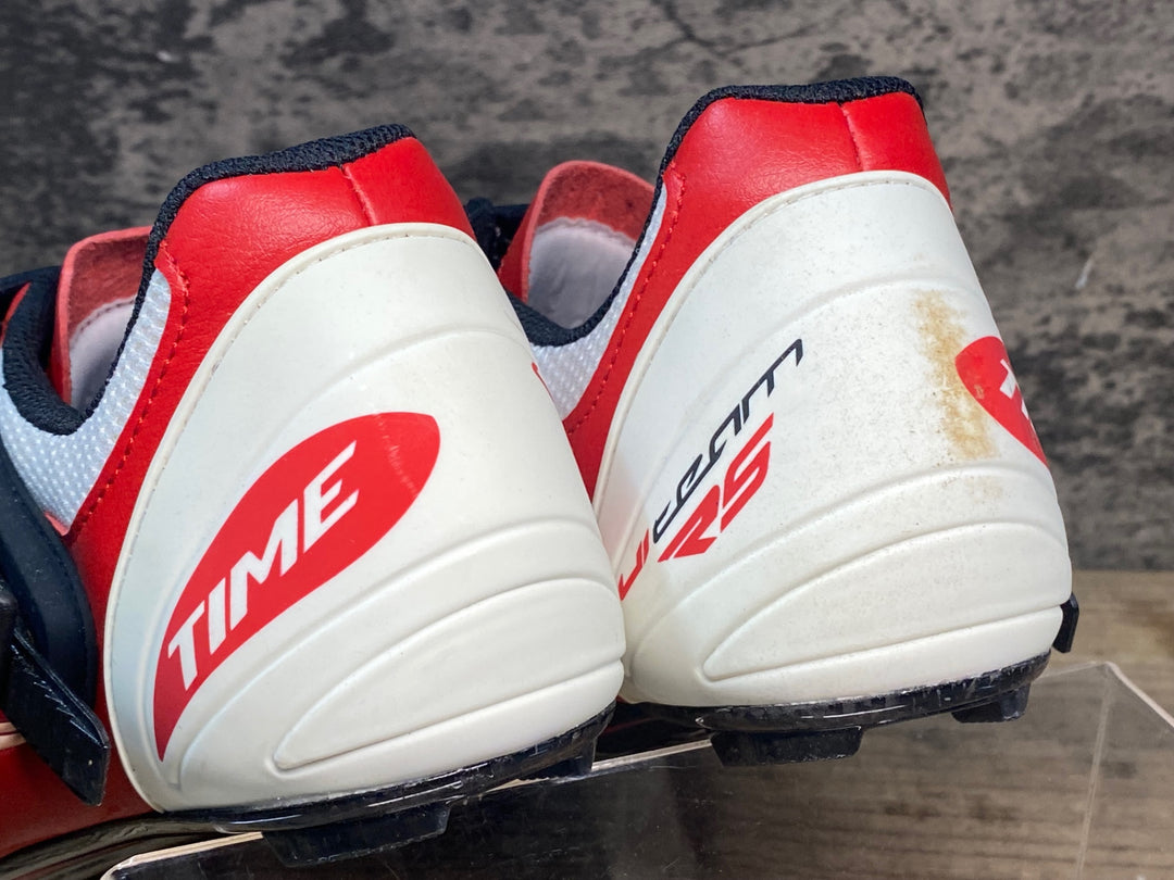 JR491 タイム TIME ULTEAM RS CARBON ビンディングシューズ 赤 EU39