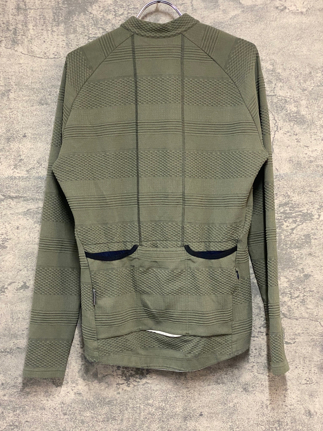 KR587 カフェドシクリステ Cafe du Cycliste Corinne Men 長袖 サイクルジャージ カーキ L