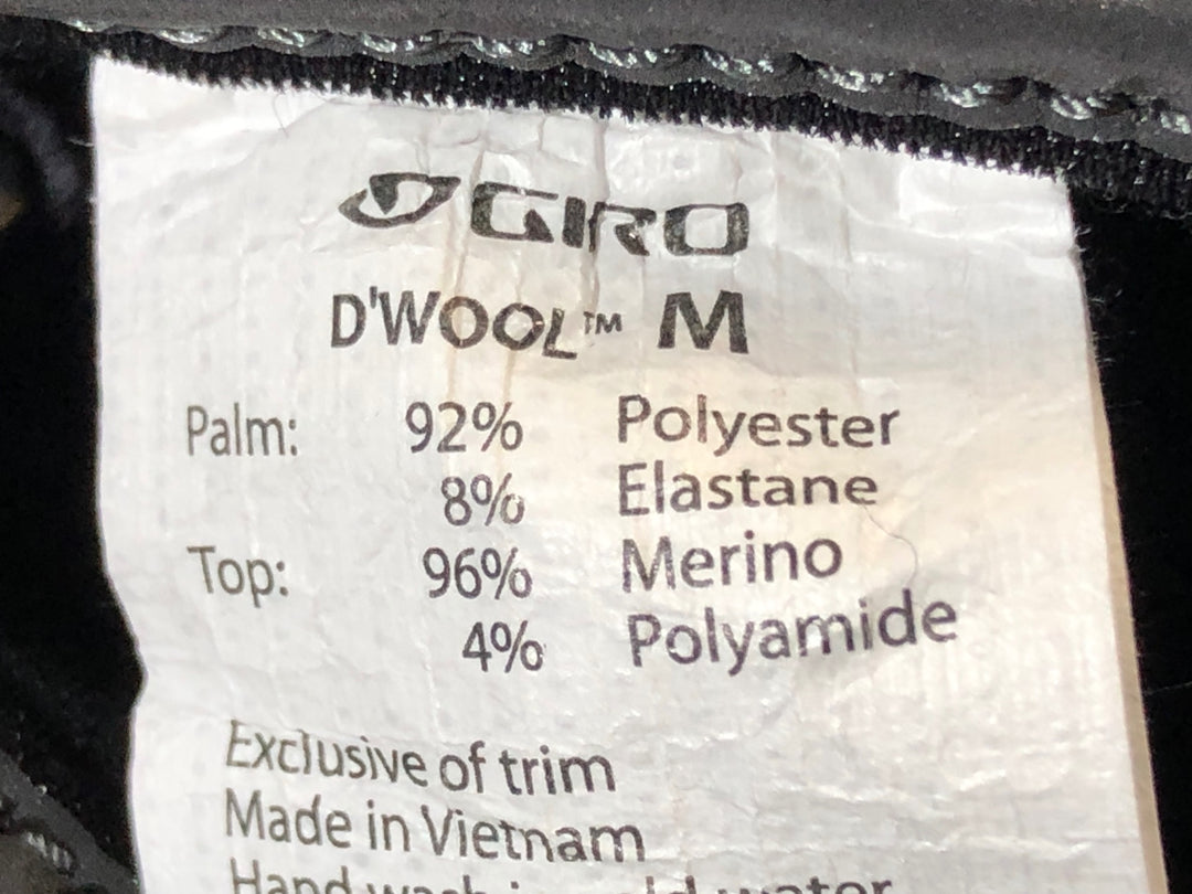 JR819 ジロ GIRO D’WOOL グローブ Mサイズ グレー 未使用品