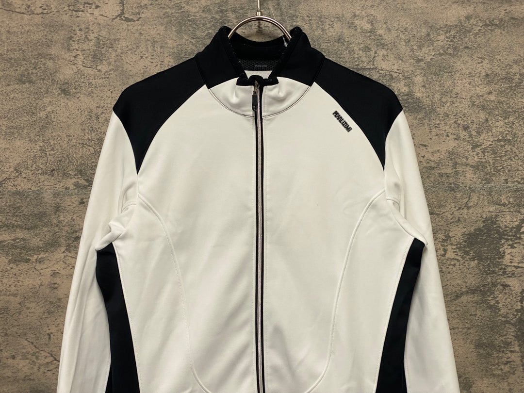 KG091 パールイズミ PEARL iZUMi 長袖 サイクルジャージ 白 M 裏起毛