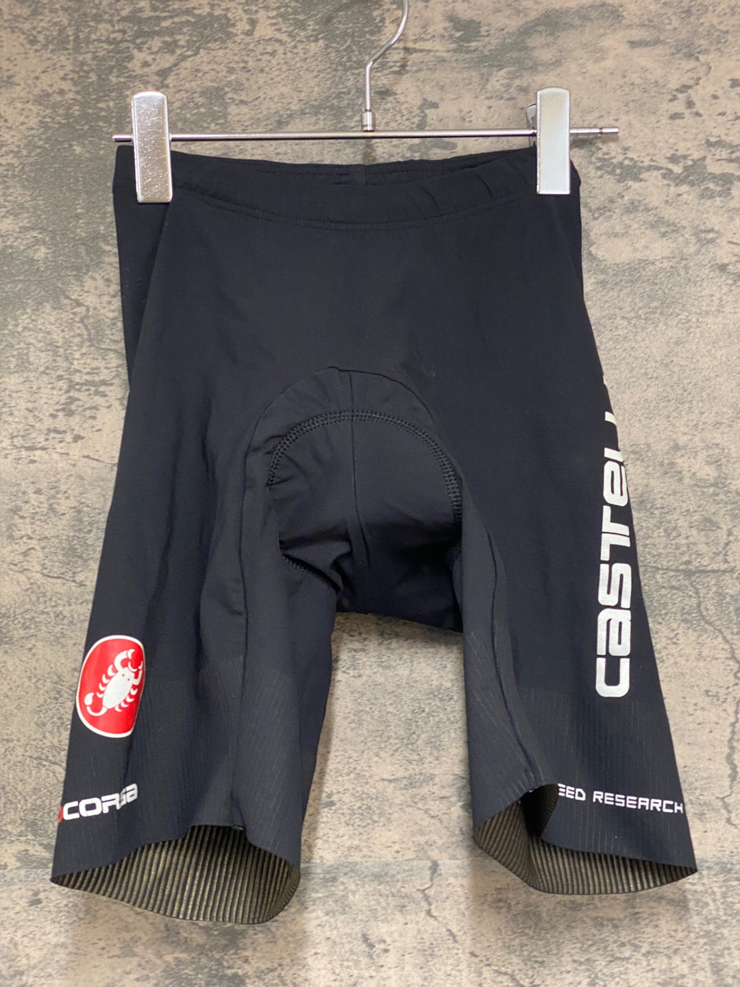KH167 カステリ CASTELLI ロッソコルサ ROSSO CORSA レーサーパンツ 黒 M ※タグカット