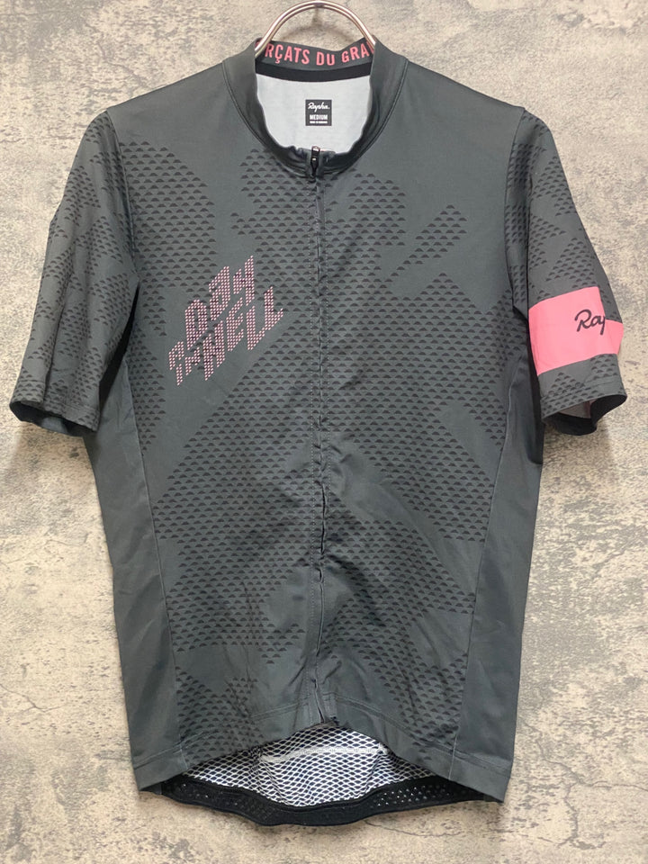JP201 ラファ Rapha CUSTOM MIDWEIGHT RACE JERSEY 半袖 サイクルジャージ グレー M