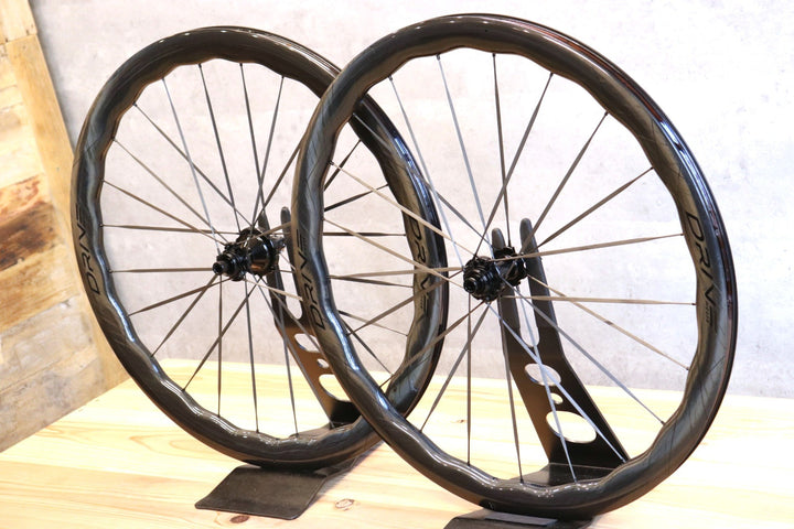 【訳あり】 エリートホイールズ ELITEWHEELS ドライブ ヘリックス DRIVE HELIX 46D CS カーボン チューブレスレディ ホイールセット シマノ11S/12S 【さいたま浦和店】