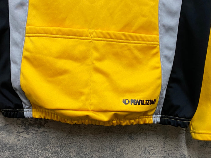 KK924 パールイズミ PEARL iZUMi 長袖 サイクルジャージ 黄色 XL 裏起毛