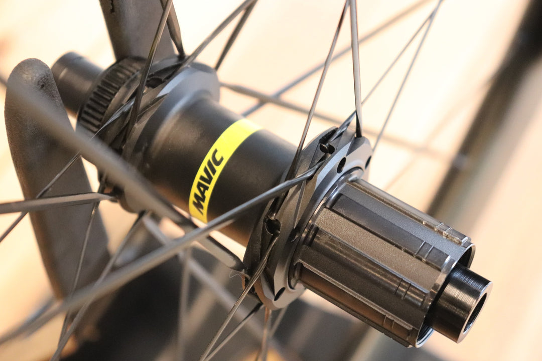 訳あり マヴィック MAVIC コスミック COSMIC SLR 65 DISC 鬼ベアリング仕様 カーボン チューブレス ホイールセット シマノ11/12S 【さいたま浦和店】