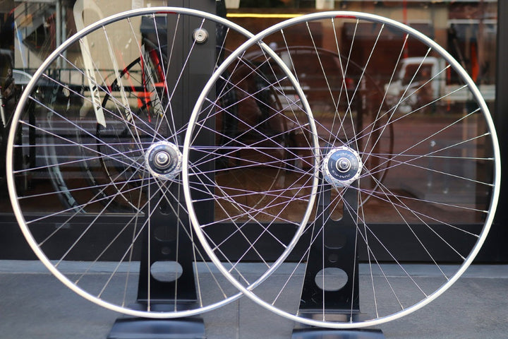アラヤ ARAYA ゴールドリム GOLD NJS シマノ SHIMANO デュラエース DURA-ACE HB-7600 ハブ チューブラー 手組 ホイールセット 【東京南麻布店】
