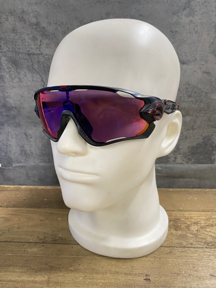 KG235 オークリー OAKLEY JAWBREAKER サングラス アイウェア 黒 赤 PRIZM PHOTOCHROMIC ※レンズ剥離ジャンク