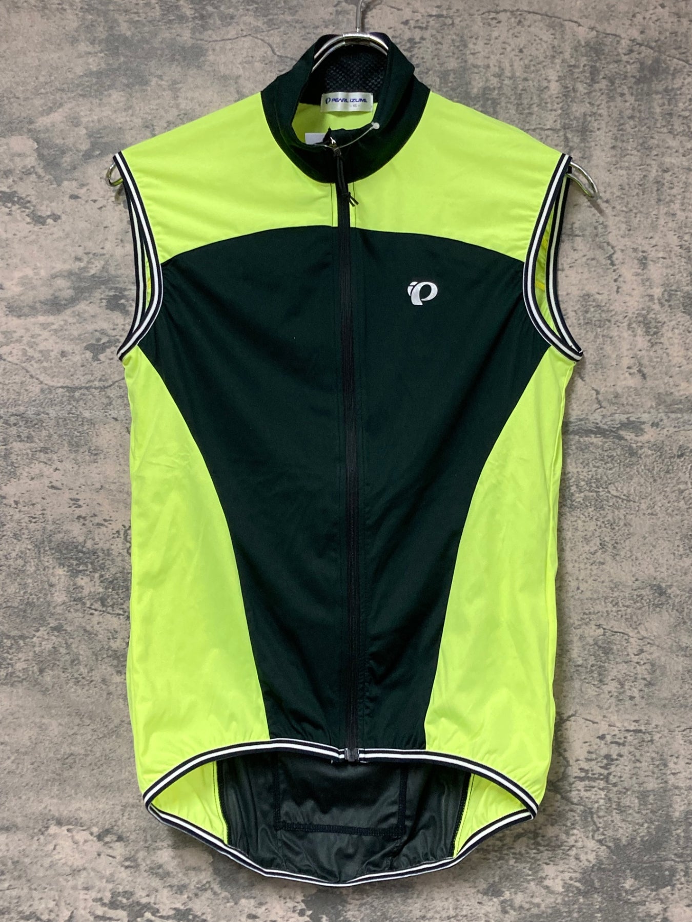 JW805 パールイズミ PEARL iZUMi ジレ サイクルベスト 黒 黄 XS – BICI