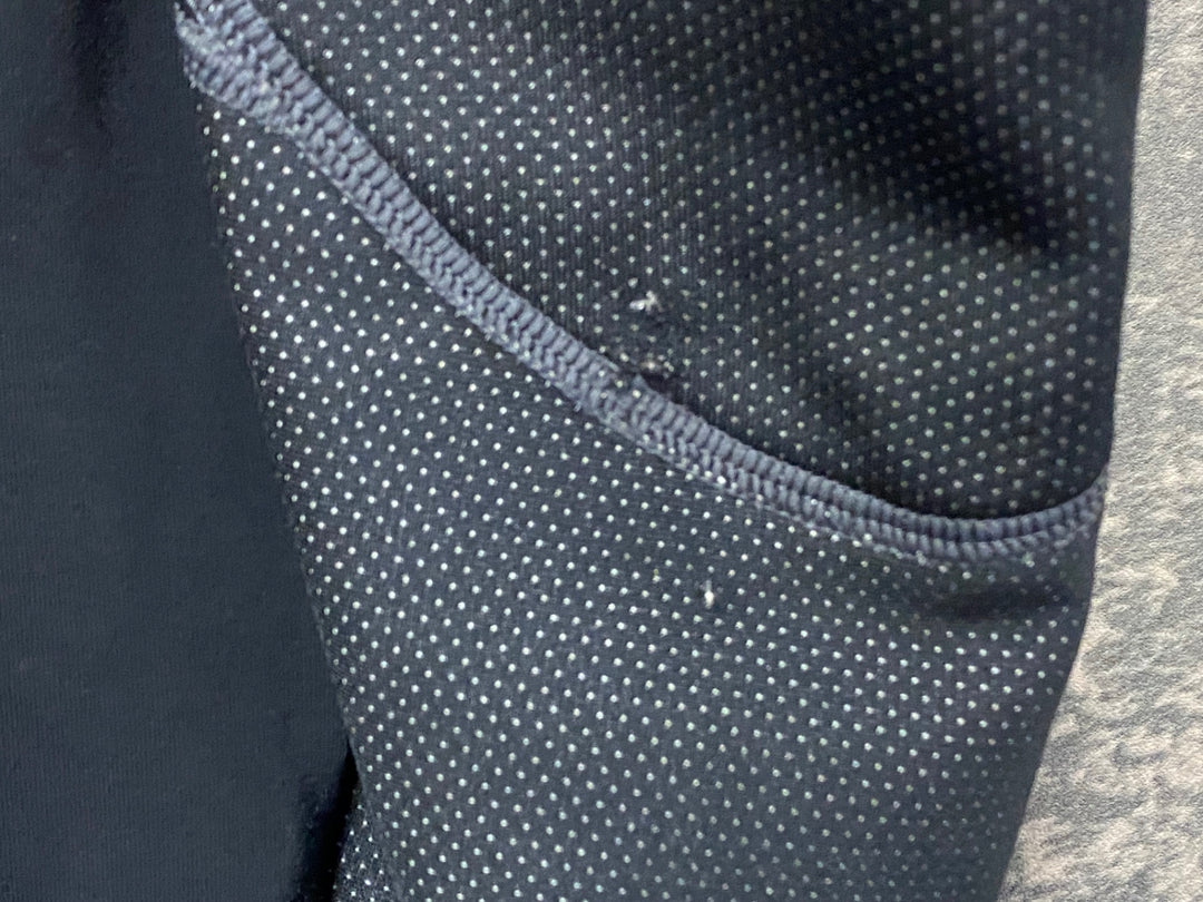 JZ183 パールイズミ PEARL iZUMi 3D NEO PLUS レーサータイツ 黒 M 裏起毛 ※左ひざ破れとほつれの為ジャンク
