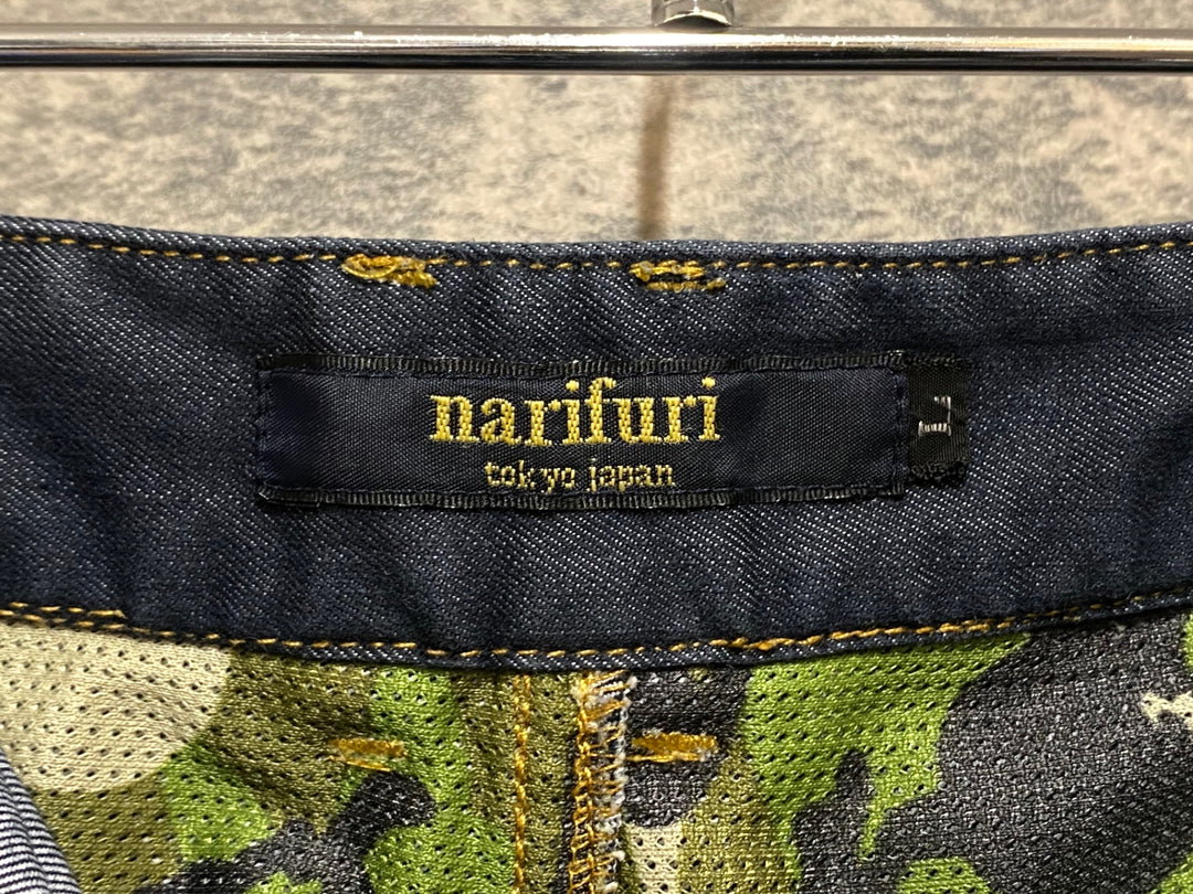 KO136 ナリフリ narifuri パンツ デニム L