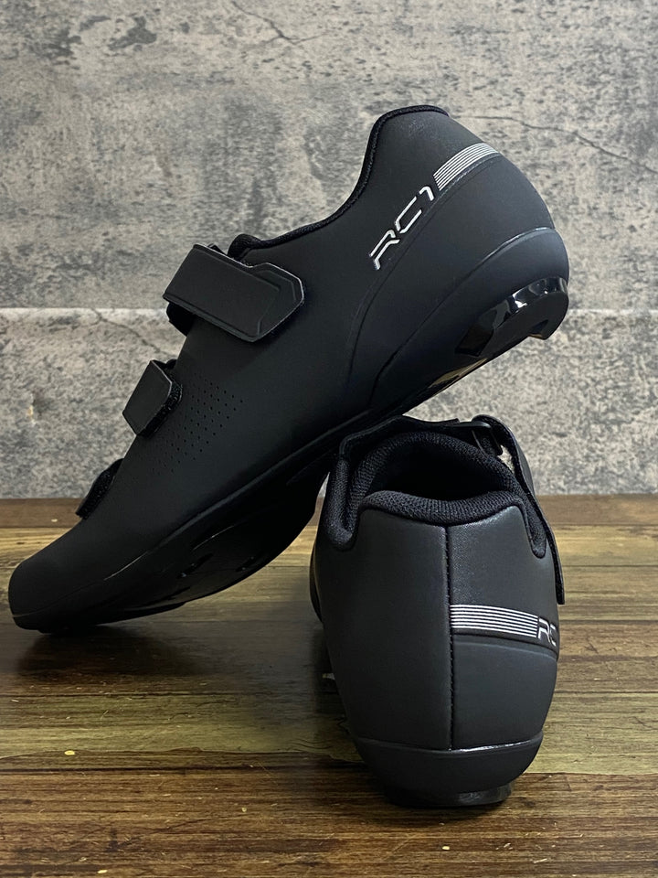KL537 シマノ SHIMANO RC1 SH-RC102 ビンディングシューズ 黒 3穴 EU42
