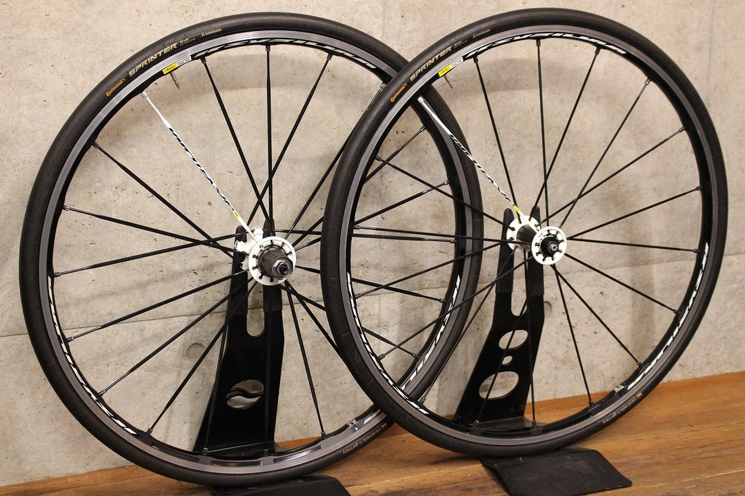 マヴィック MAVIC キシリウム KSYRIUM SLS アルミ チューブラー ホイールセット シマノ 12/11S ナローリム 【福岡店】