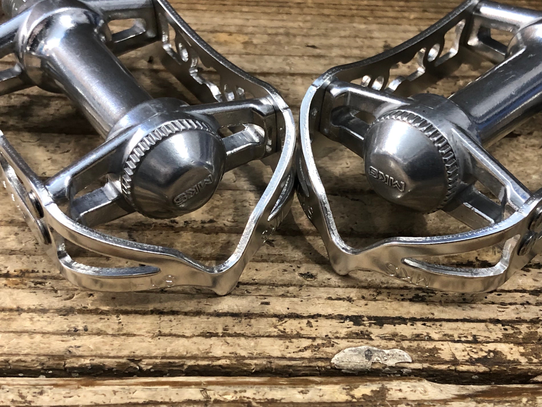 JP188 三ヶ島ペダル MKS SYLVA フラットペダル シルバー – BICI AMORE