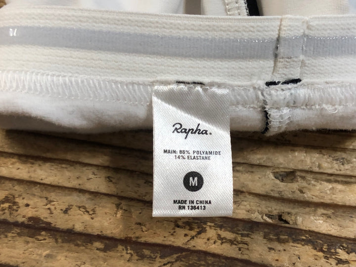 JY146 ラファ Rapha アームウォーマー 白 M 裏起毛