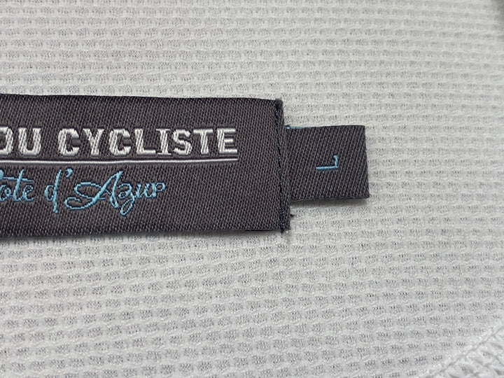 JY652 カフェドシクリステ CAFE DU CYCLISTE AUDAX Mona Man 半袖 サイクルジャージ 白 ボーダー L