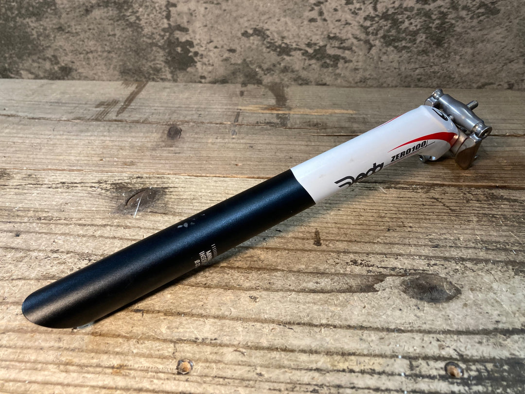 JQ258 デダ Deda ZERO 100 SERVIZIO CORSE アルミ シートポスト 280mm Φ27.2 黒白