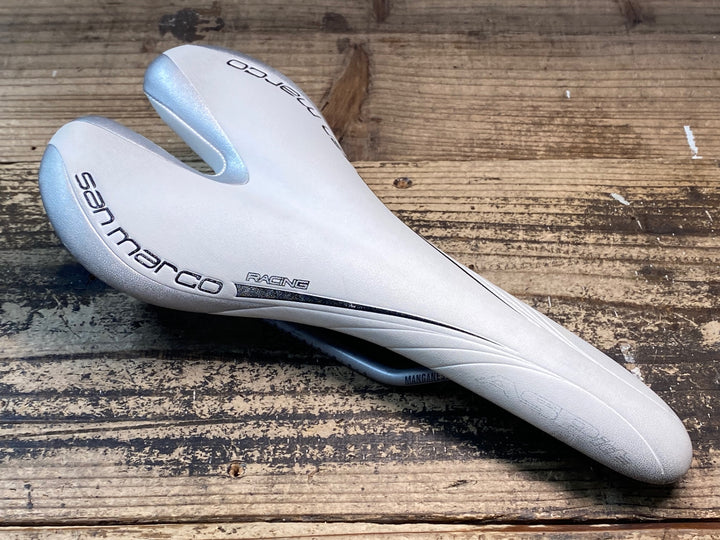JJ216 サンマルコ sanmarco アスピデ ASPide RACiNG サドル 白 MANGANESE レール 135mm