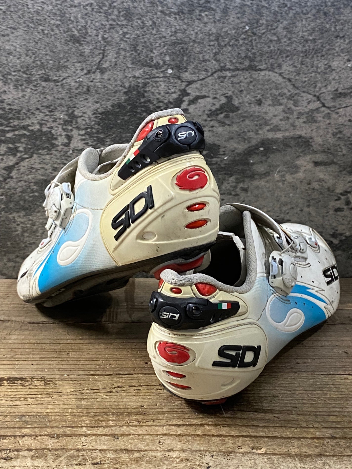 KE048 シディ SIDI WIRE CARBON ビンディングシューズ ホワイト EU46 3