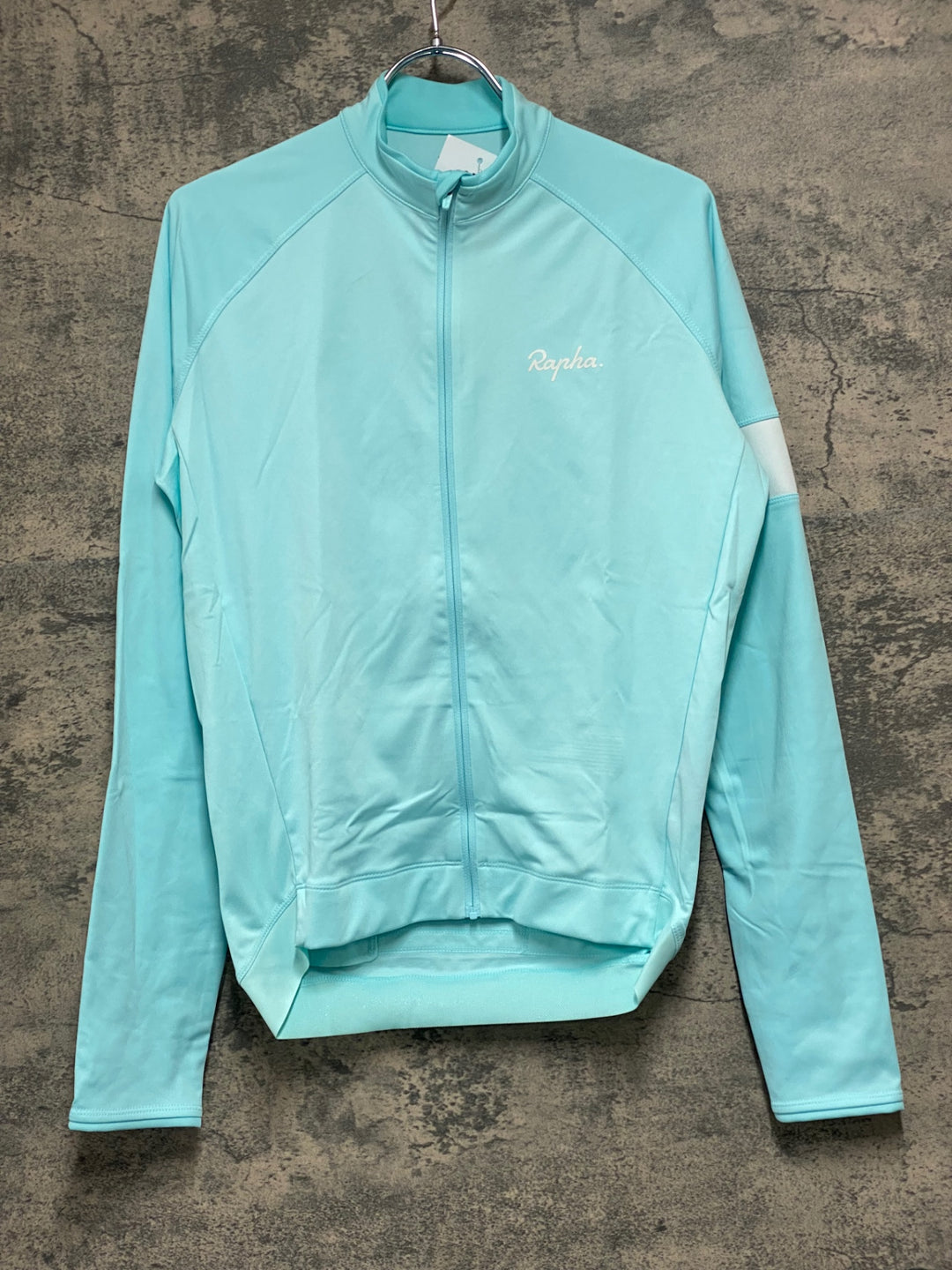 JT492 ラファ Rapha CORE LONG SLEEVE JERSEY 長袖 サイクルジャージ 水色 M