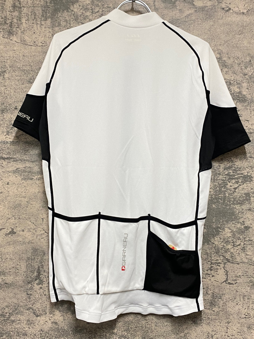 KB086 ルイガノ LOUIS GARNEAU 半袖 サイクルジャージ 白 L/G