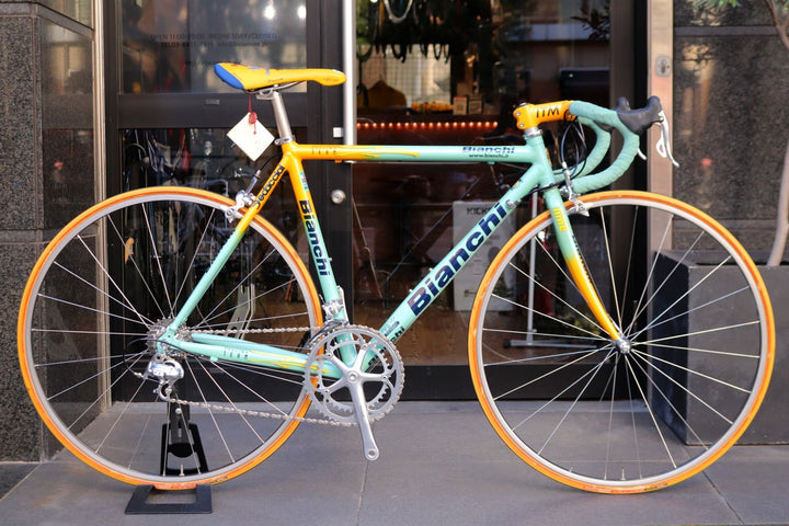 ビアンキ Bianchi メガプロ MEGA PRO XL ジロデイタリア 101台限定車 1999 53サイズ カンパニョーロ レコード スカンジウム ロードバイク 【東京南麻布店】
