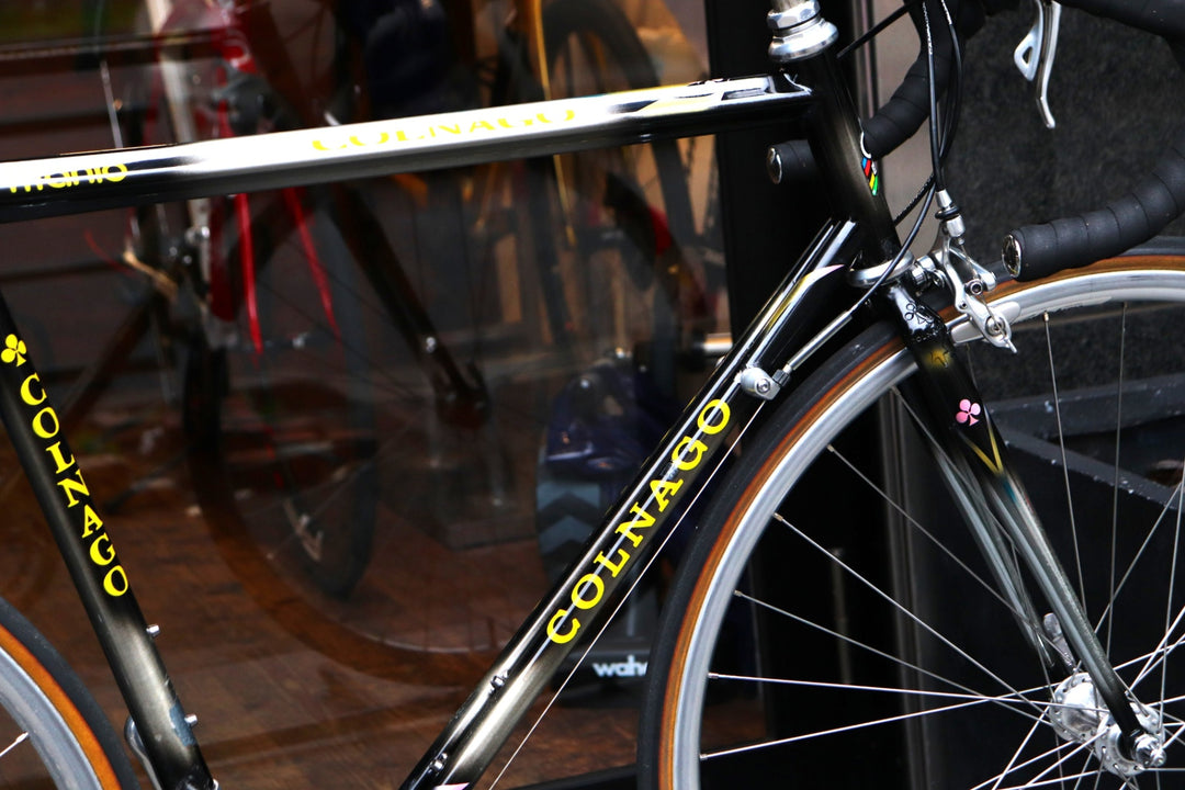 【伝説の双胴バイク】 コルナゴ COLNAGO チタニオ ビチタン TITANIO BITITAN カンパニョーロ レコード MIX 8S チタン ロードバイク ヴィンテージ 【東京南麻布店】