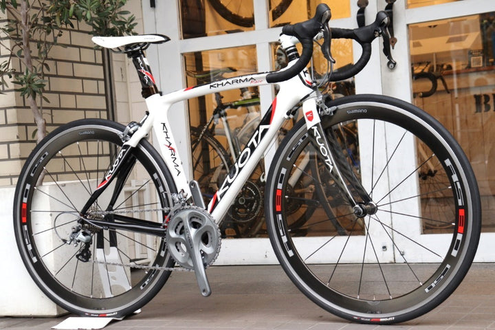 クオータ KUOTA カルマ レース KHARMA RACE 2011モデル Sサイズ シマノ アルテグラ 6700 10S カーボン ロードバイク WH-RS80-C50 【横浜店】