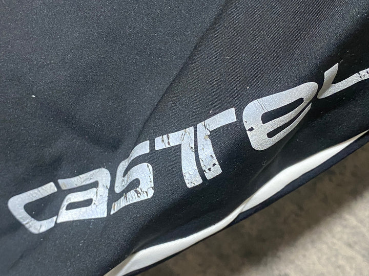 JP968 カステリ CASTELLI ROSSOCORSA ビブタイツ 黒 M 裏起毛