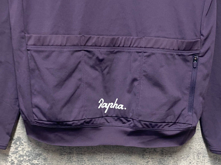 KQ645 ラファ Rapha WOMEN'S CORE LONG SLEEVE JERSEY 長袖 サイクルジャージ 紫 L レディース