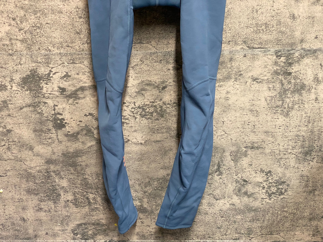 KC768 ラファ Rapha WOMEN'S PRO TEAM WINTER TIGHTS ビブタイツ 青 M 裏起毛