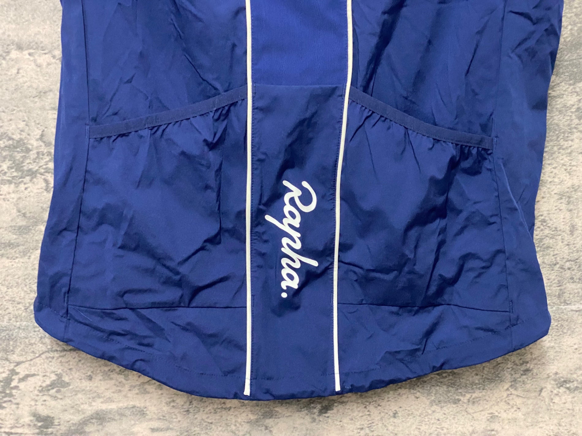 KM917 ラファ Rapha CLASSIC GILET サイクルベスト ジレ 紺 M ドロー