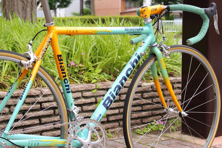 【訳あり】ビアンキ BIANCHI メガプロ MEGA PRO XL GIRO ED 1999 カンパ レコード 9S アルミ ロードバイク【名古屋店】