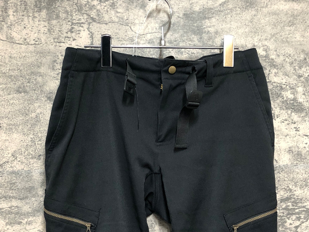 KL086 パールイズミ PEARL iZUMi ハーフパンツ 黒 S ※マーカー痕