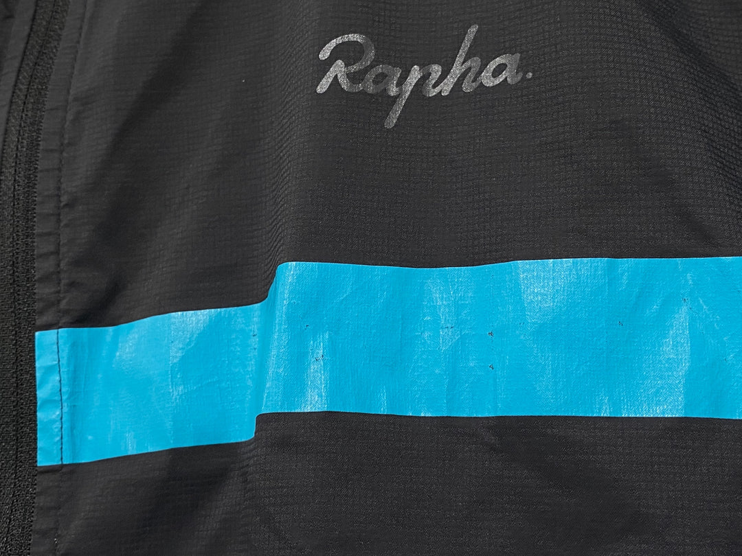 JN158 ラファ Rapha MEN’S SPRAY JACKET 長袖 ウィンドブレーカー 黒 M TEAM Sky