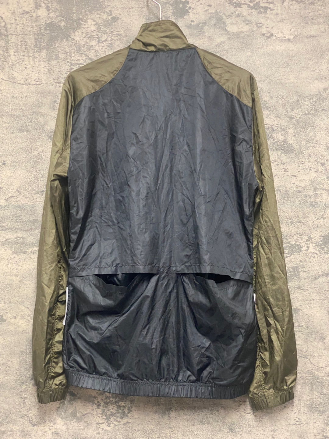 KE382 レリック reric 長袖 ウィンドブレーカー S 黒オリーブ