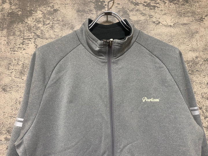 KP699 パールイズミ PEARL iZUMi 長袖 サイクルジャージ グレー L 裏起毛 未使用