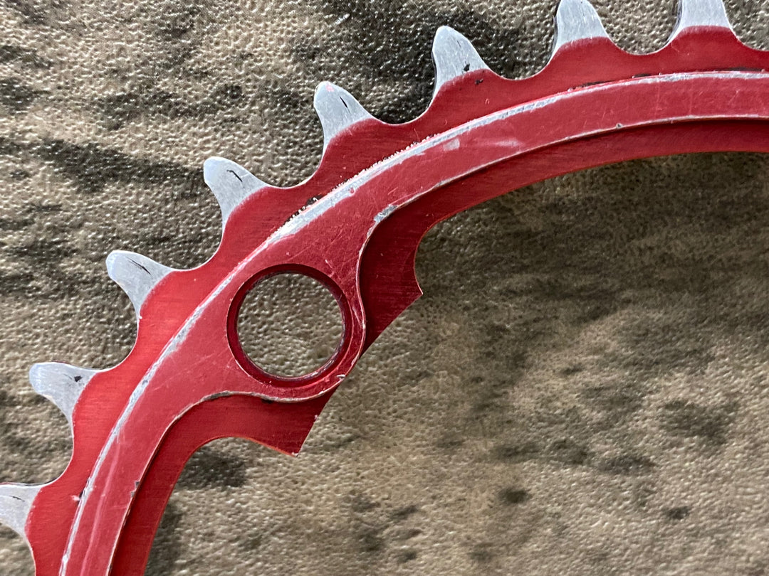JT416 スミス SMITH バロックギア BAROQUE GEAR 楕円 インナーチェーンリング 34T 赤
