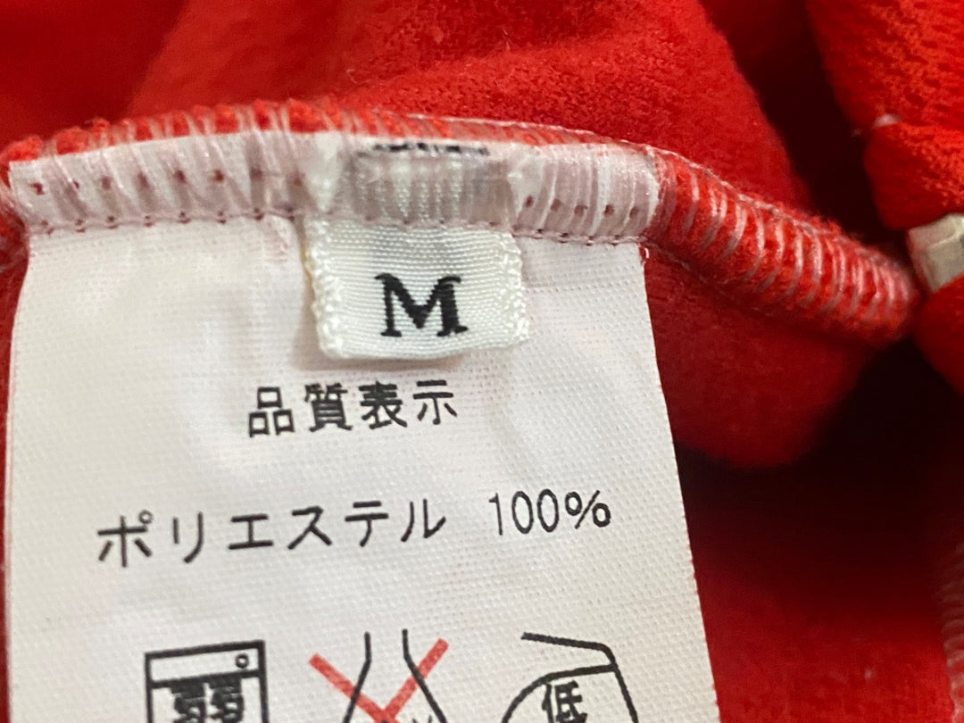 KD598 パンダーニ Pandani 長袖 サイクルジャージ 赤 M 裏起毛
