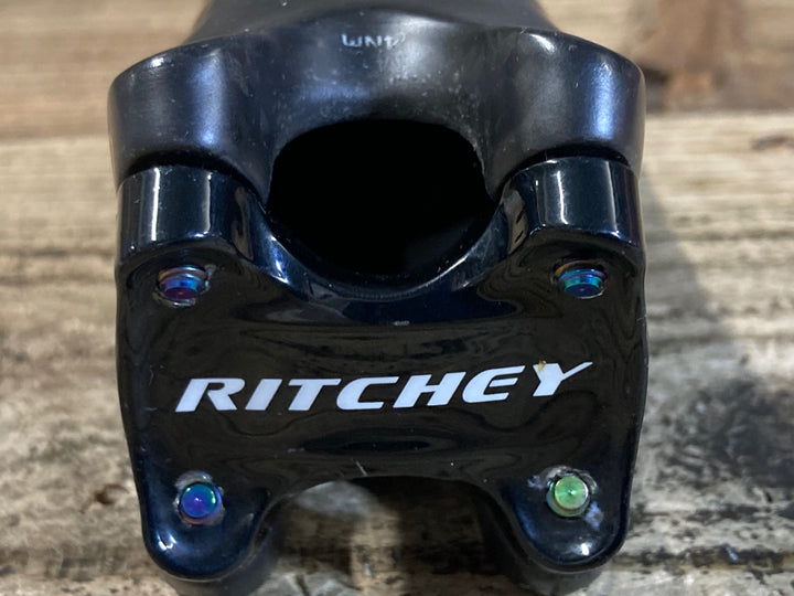 JP975 リッチー RITCHEY スーパーロジック SUPERLOGIC C260 カーボン ステム 130mm Φ31.8 OS ※ボルト非純正、クラックのためジャンク