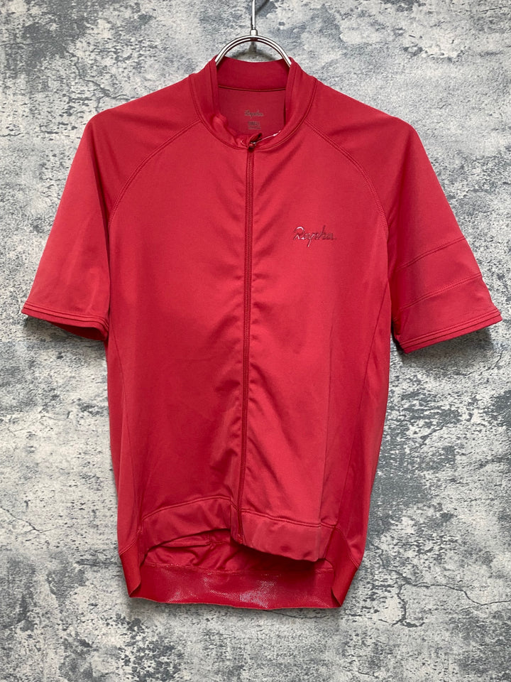 JQ779 ラファ Rapha MEN’S SHORT SLEEVE CORE JERSEY 半袖 サイクルジャージ 赤 S