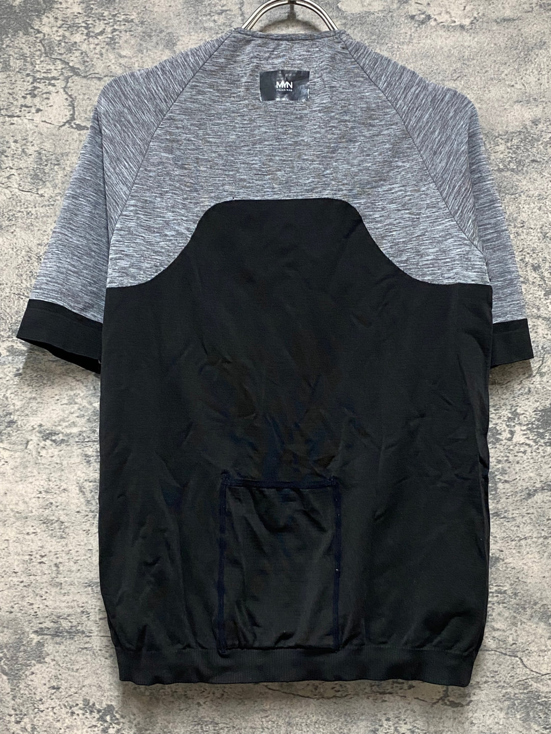 JS126 マイン MYN 半袖 ミドルレイヤー グレー 黒 S/M
