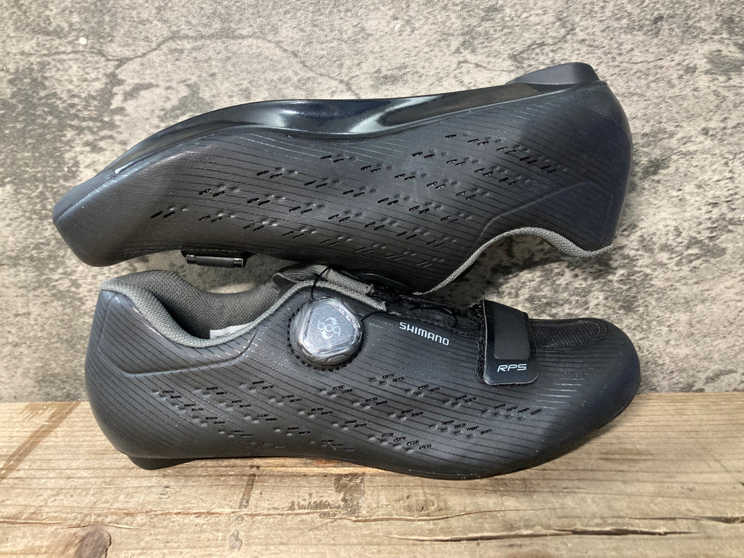 JV656 シマノ SHIMANO RP5 SH-PR501-S L ビンディングシューズ 黒 EU41 3穴