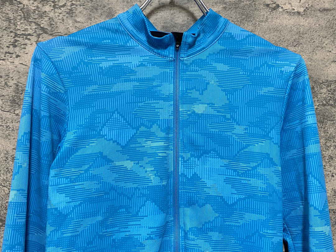 KJ188 パールイズミ PEARL iZUMi 長袖 サイクルジャージ 青 L