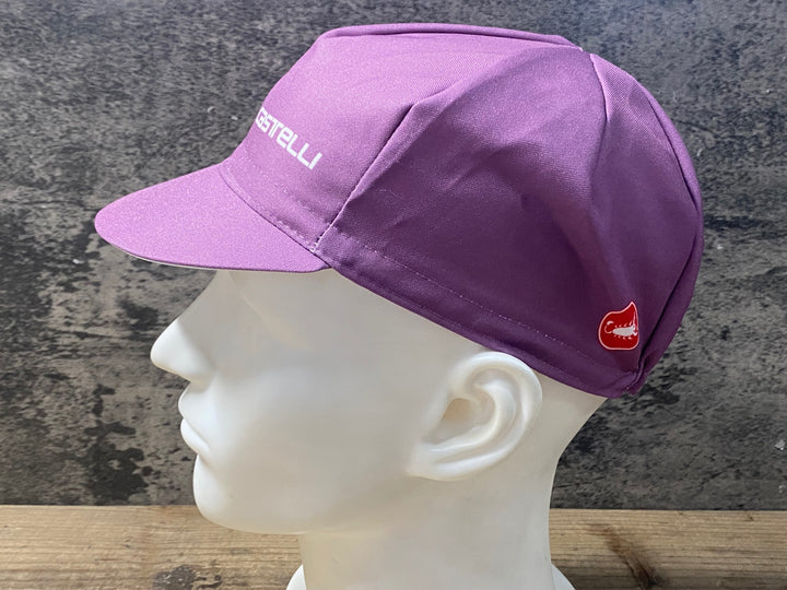 KP118 カステリ CASTELLI サイクルキャップ 紫 ワンサイズ