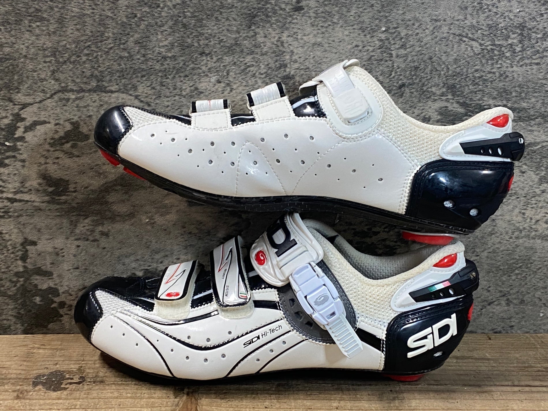 JS022 シディ SIDI GENIUS ビンディングシューズ SPD-SL 白 EU44