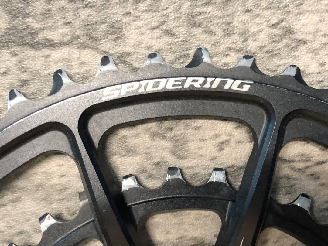 JN624 ホログラム HOLLOWGRAM SPIDERING チェーンリング ダブル 50/34T 10ARM